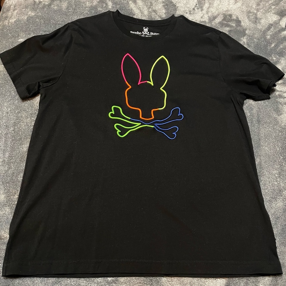 Men’s Black Psycho Bunny T shirt
